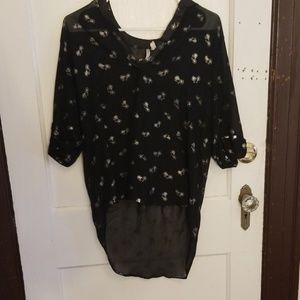 Flowy collared shirt